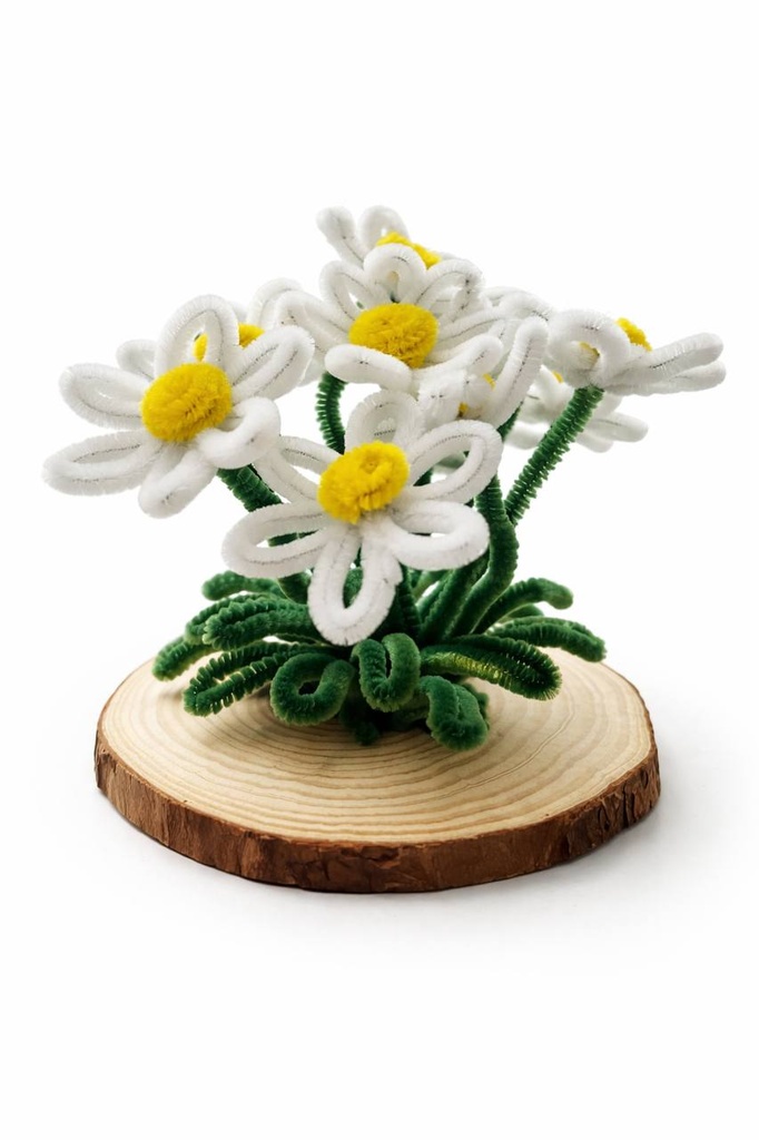 Handcrafted Pipe Cleaner Dancing Daisy